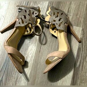 Jessica Simpson Crystal Embellished Heels